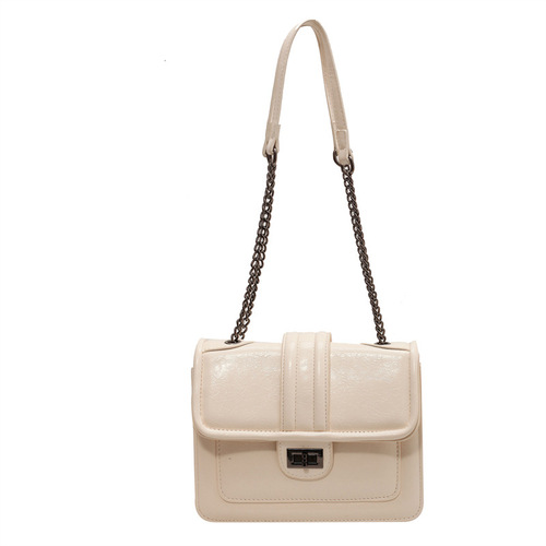 High-end small bag women's bag 2024 new summer versatile chain shoulder crossbody bag popular small square bag