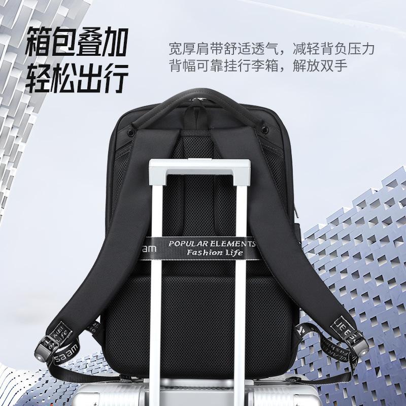 Nuevas mochilas de negocios bolsos de hombro impermeables para hombres viajes de negocios moda bolsos de computadora antirrobo multifuncionales para viajes de Negocios de gran capacidad