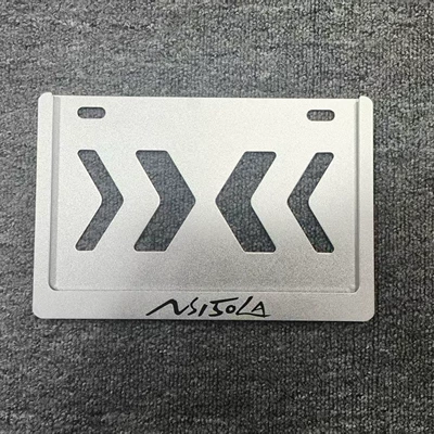 Motorcycle Cover Pedal Frame — Nömrə qabı - mopai-magnesium-aluminum-alloy-anti-bending-matte-silver-honda-ns150la