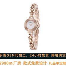 品牌跨境爆款女士手表女学生手链防水简约休闲石英表抖音直播批发