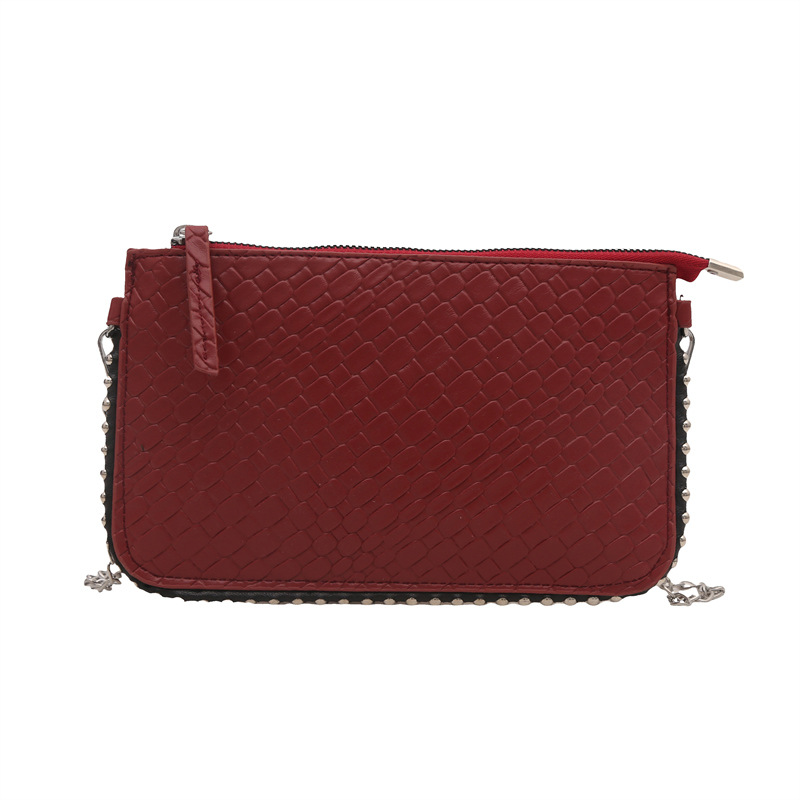 Diseño de moda bolso de hombro tejido estilo occidental color sólido 2025 nuevo temperamento retro fresco textura de axila bolso de mensajero