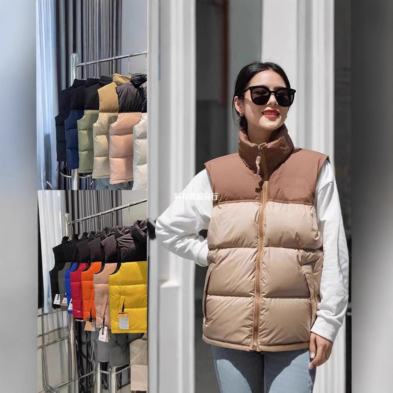 North Face American Version 1996 Down Vest 700 Fluffy TNF Windproof Waterproof Warm Autumn and Winter Outdoor Jacket for Men and Women