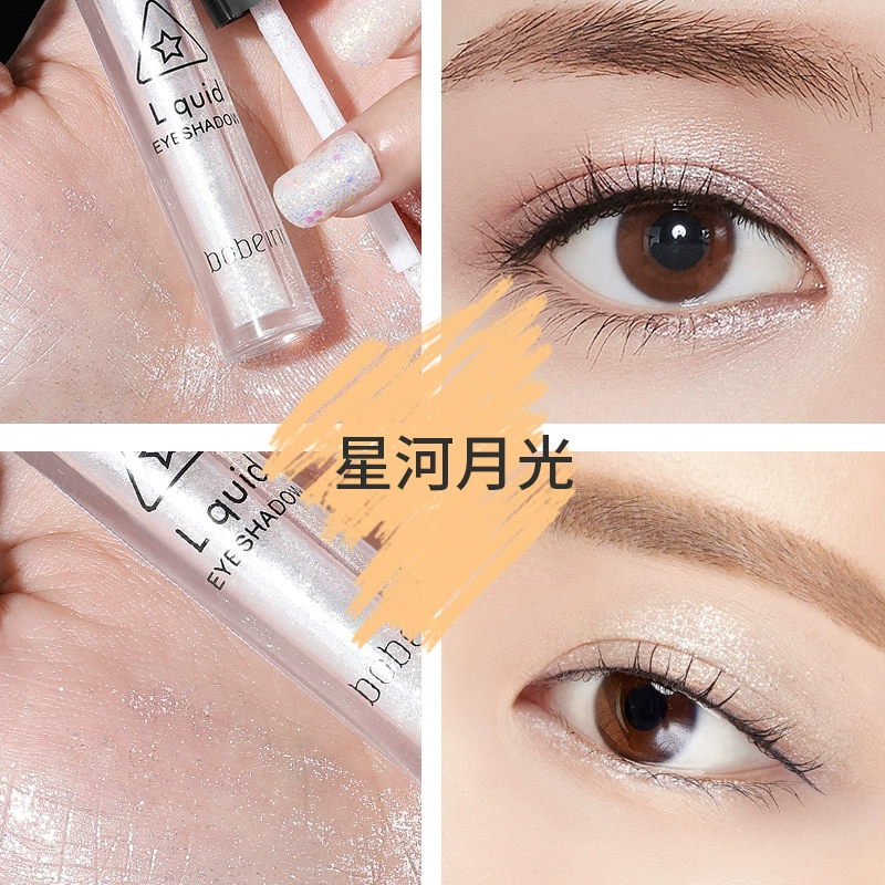 Liquid eyeshadow (Bobeini) — glitter sequins, polarized shimmer, high‑gloss