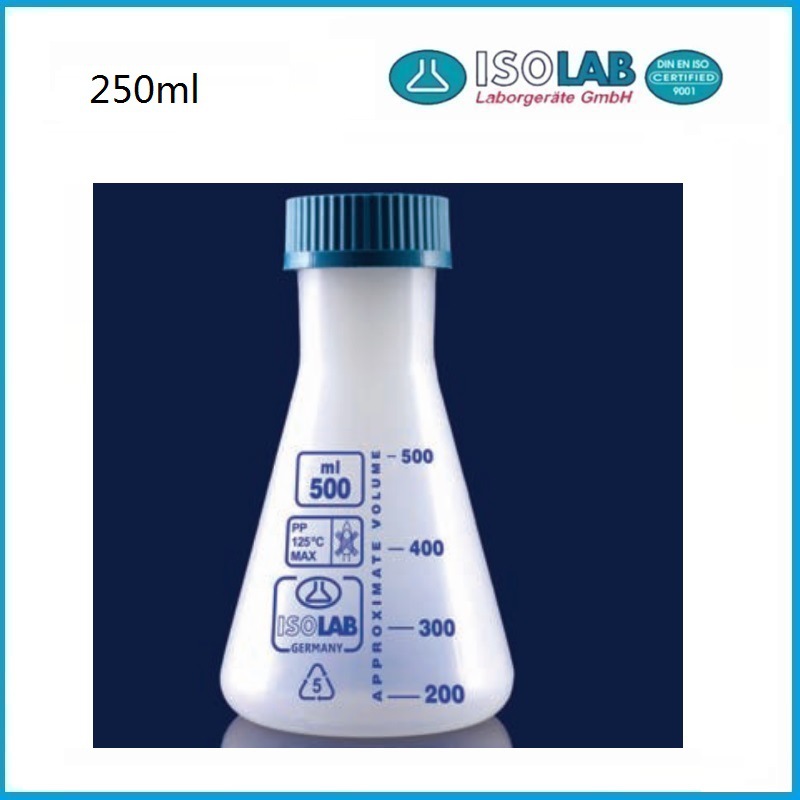 250ml附盖PP锥形瓶 028.03.250 ISOLAB品牌