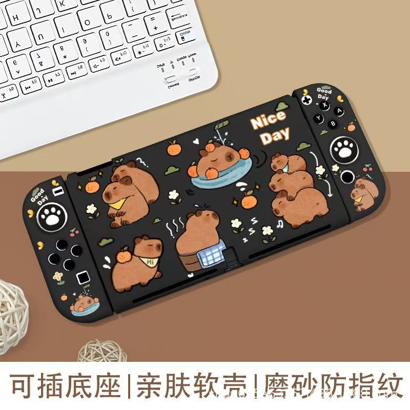 switcholed保护套美乐蒂帕恰狗凯蒂猫主题Switch游戏机防摔保护壳|undefined
