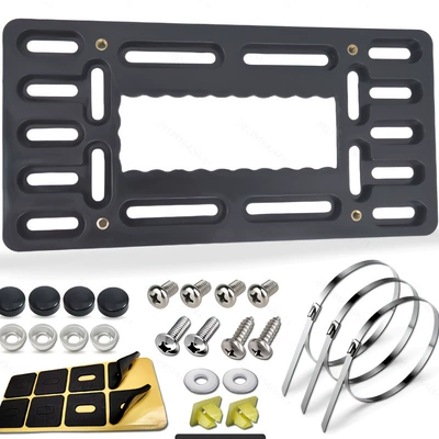 Cross-border foreign trade bestseller: American license plate frame, US standard license plate holder, plastic base for car plates, car modification accessories
