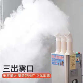 智能人员通道雾化消毒机 养殖场车间用消毒机 壁挂式消毒机图片