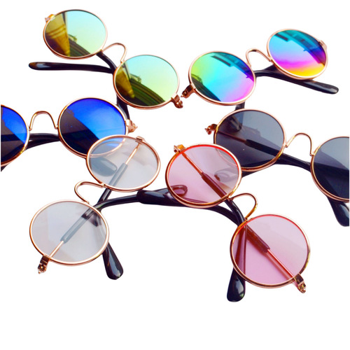 Pet glasses personalized creative photo taking pet sunglasses retro cool funny cat glasses wholesale