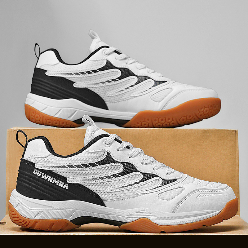 Cross-Border Large Size Tennis Shoes for Men and Women, Indoor Badminton Shoes, Youth Student Sports Shoes for Couples