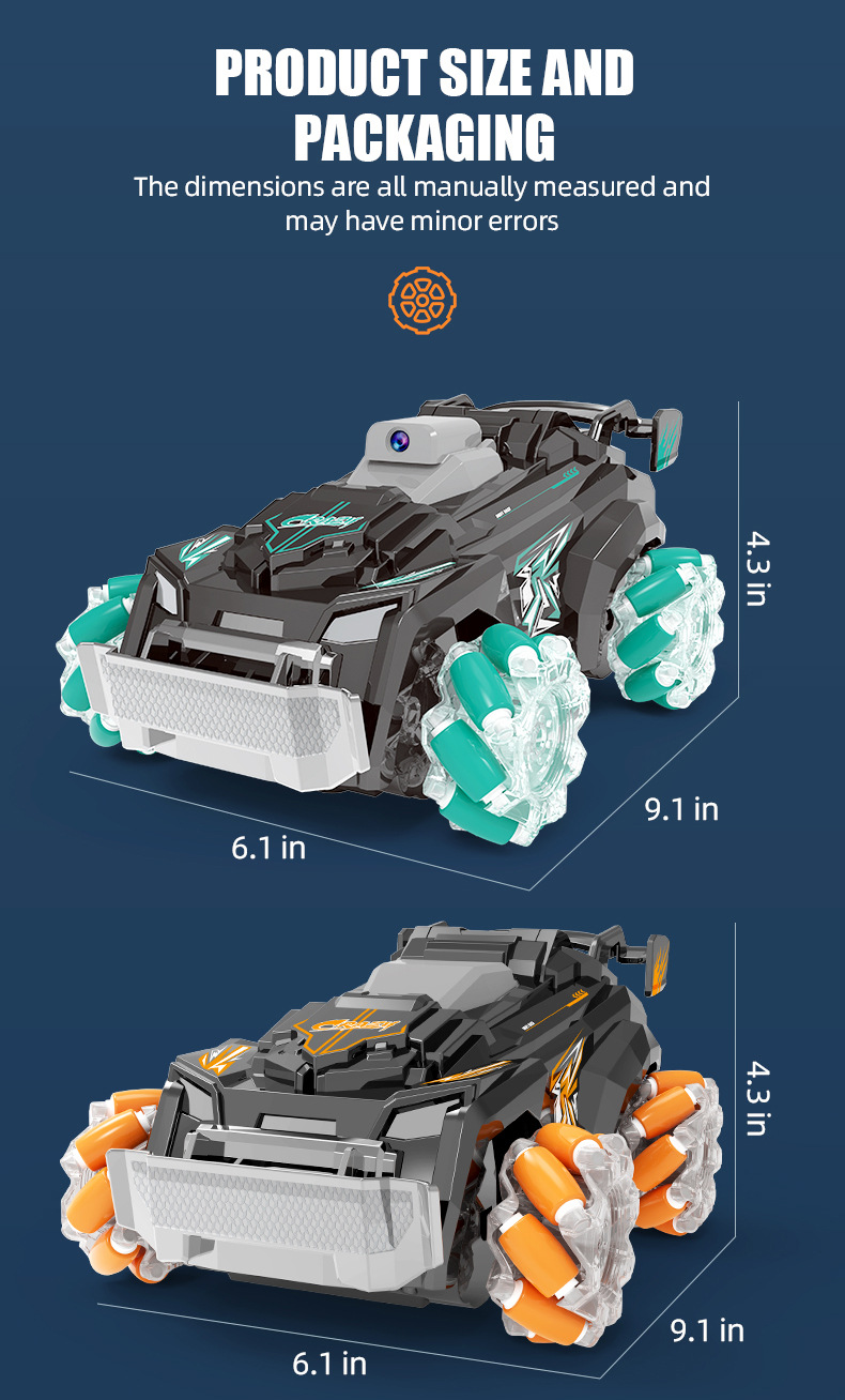 Cross-border new product 2.4G high-speed remote control car with camera off-road electric car drift boy toy racing factory_voghion.com