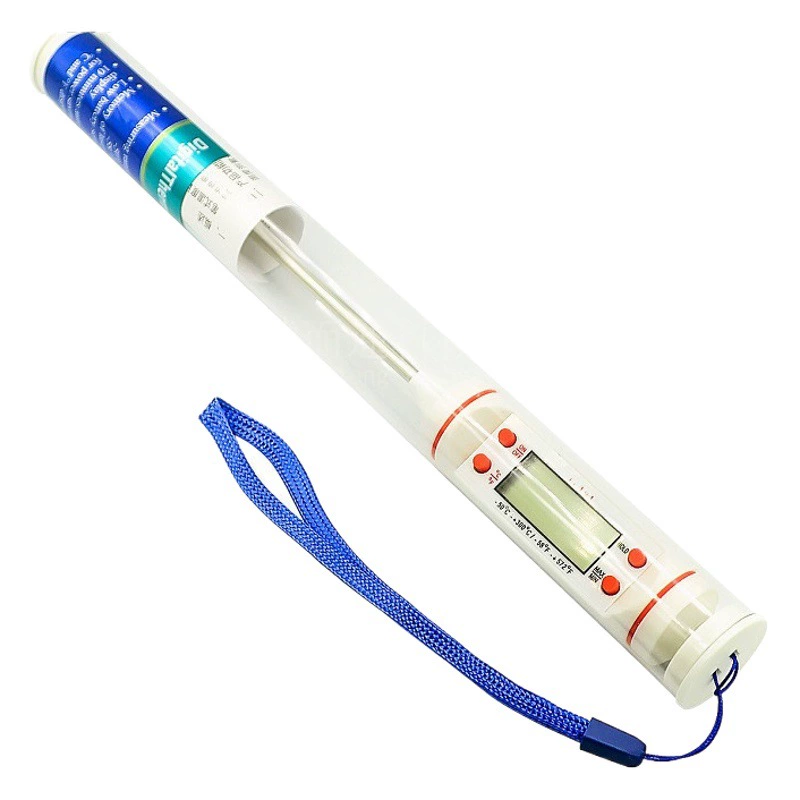 Термометр пищевой 101, встраиваемый, для хлеба, твердых и жидких продуктов, бытовой, с нержавеющим стальным щупом