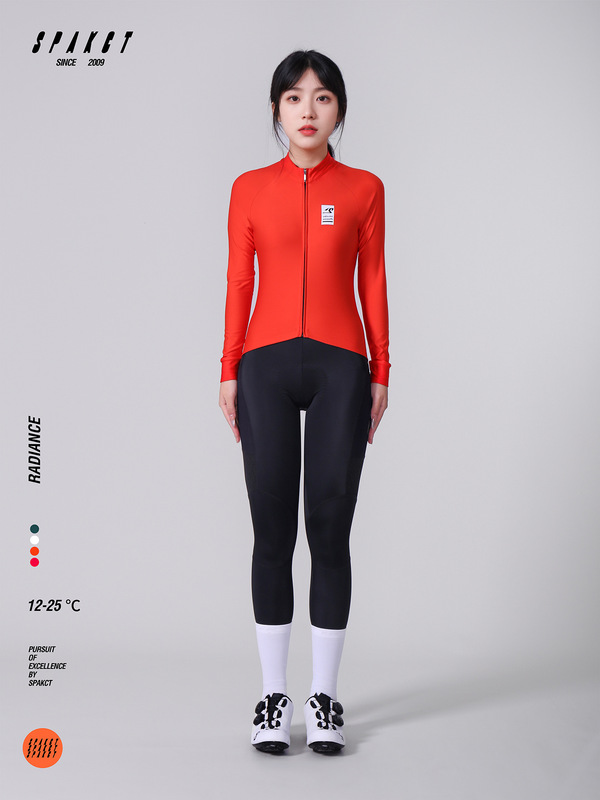 思帕客薄绒亲肤弹力透气速干女款长袖骑行服公路车山地车自行车衣|undefined
