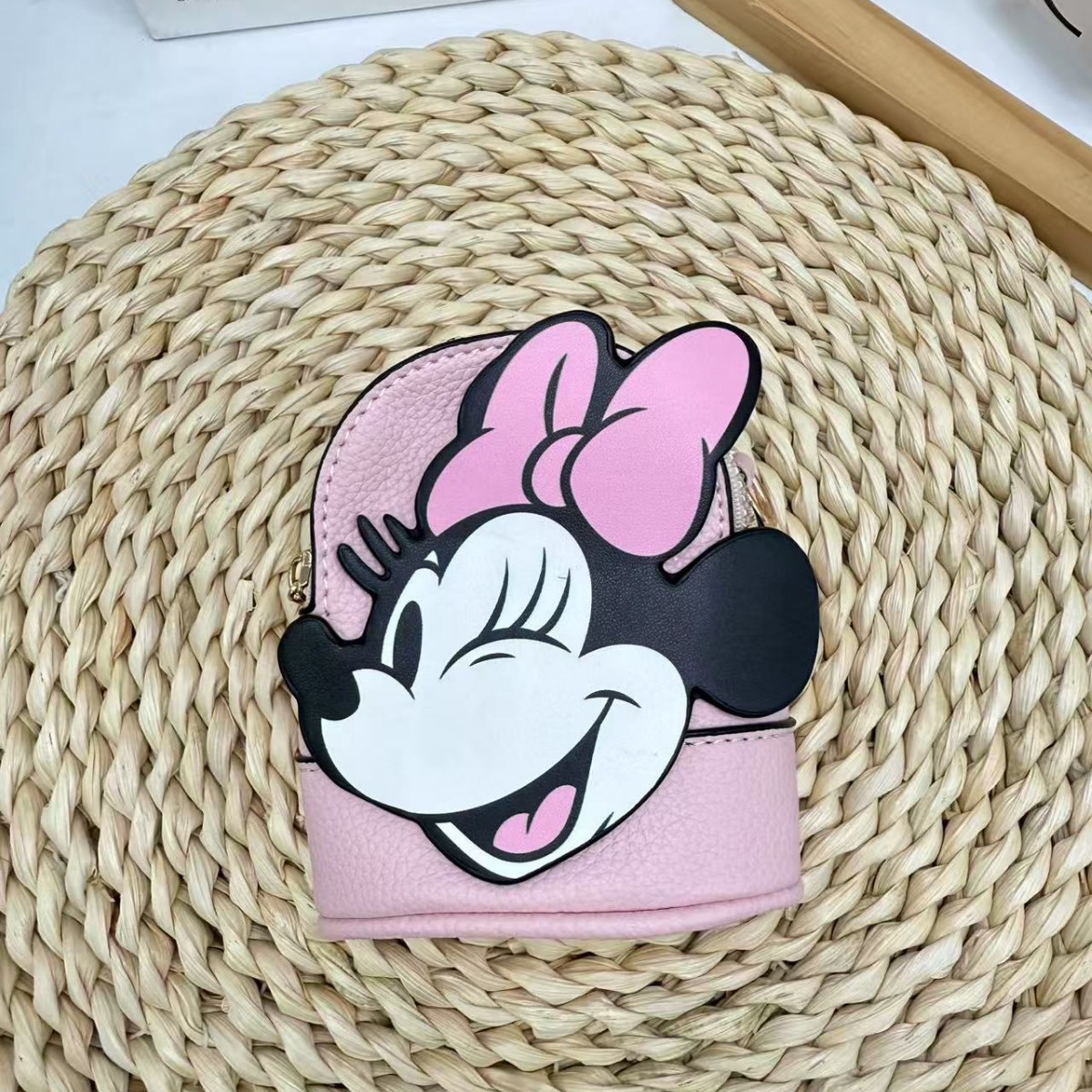 Cute Mickey and Minnie Cartoon Coin Purse Key Bag Pendant Children's Mini Bag Small Pendant Keychain Wholesale