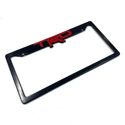 License plate holder/license plate holder: Abs Plastic 3D License Plate Frame - trd-3