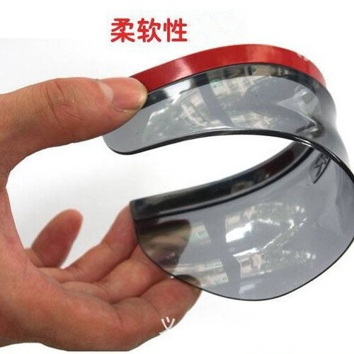 Car Rearview Mirror Rain Cover, Thick Rearview Mirror Rain Deflector Pair, Installable on PVC Car Accessories