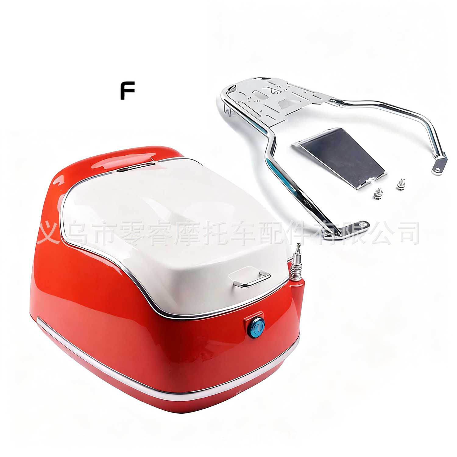 Motorcycle Accessories Trunk Rack Motorcycle Trunk High-Pressure Buffer Riding Trunk Rack