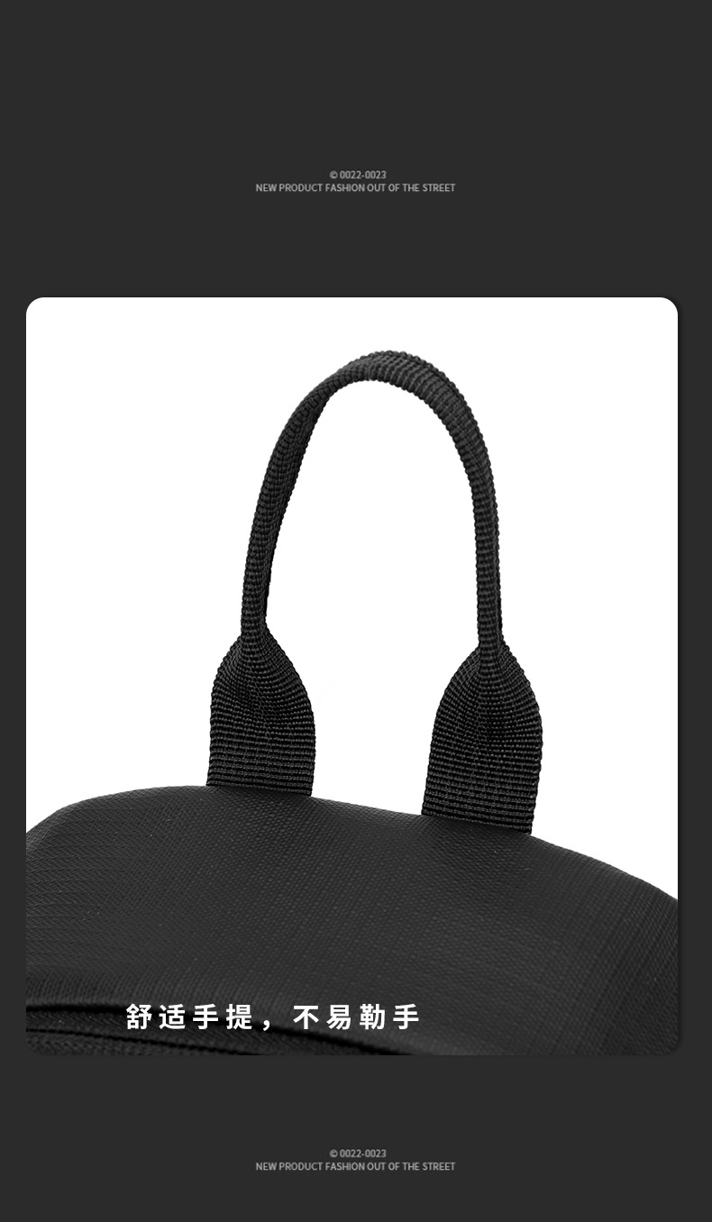 New cross-border chest bag, men's large-capacity single-shoulder bag, outdoor sports chest bag, multi-functional high-end commuting backpack undefined