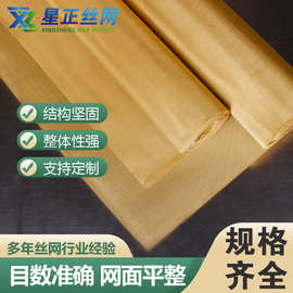 黄铜丝过滤网编织平纹黄铜网导电散热纯铜网铜 过滤筛网铜丝布