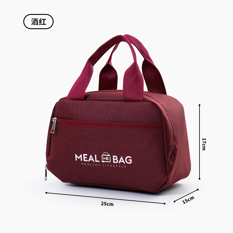 Nueva bolsa de lonchera portátil de tela Oxford para ir al trabajo y a la escuela con comida, bolsa de aislamiento, bolsa de almuerzo, bolsa de viaje, bolsa de almuerzo