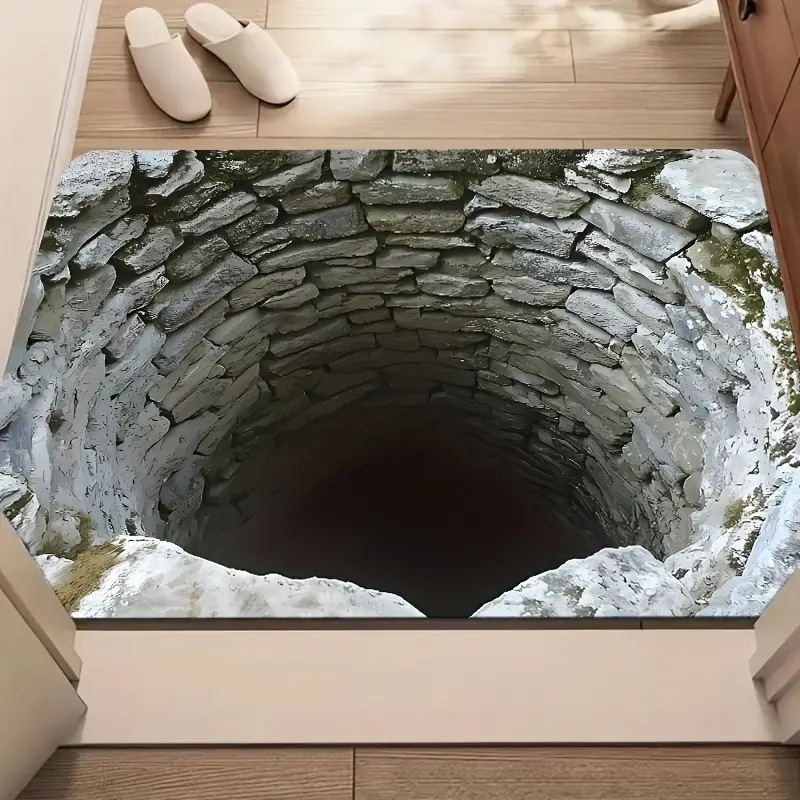 3d Illusion Bathroom Mat Super Absorbent Non-slip Rug Nordic Style_voghion.com