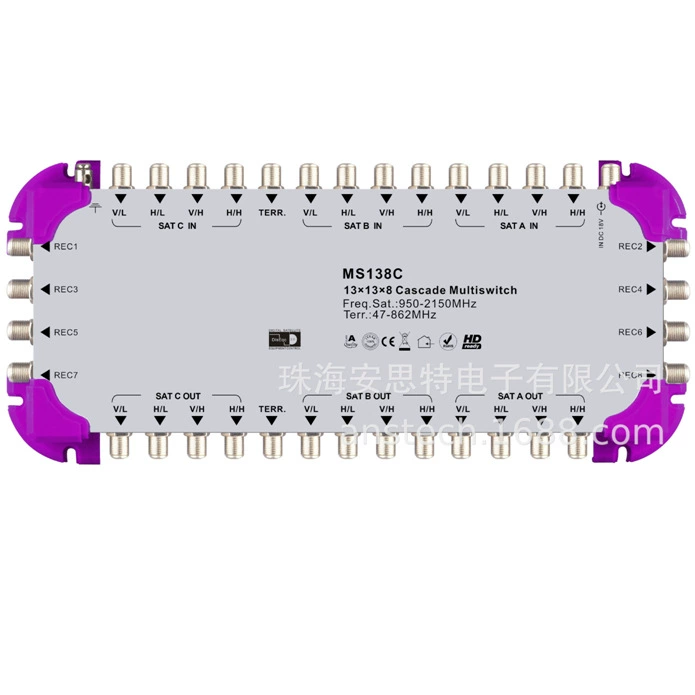 MS138C Спутниковое мультиплексное переключатель Multiswitch 13in каскад/терминал