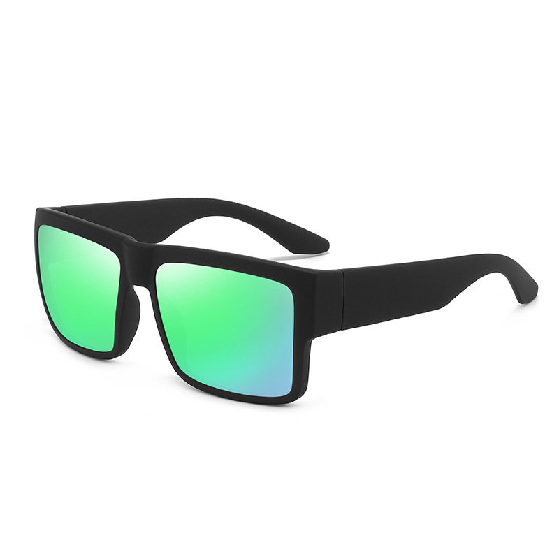 Black frame green film