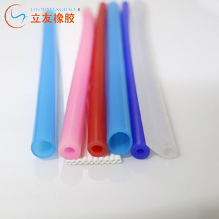 Factory wholesale industrial silicone tube high temperature resistant aging resistant round tube hose sealed color industrial silicone tube