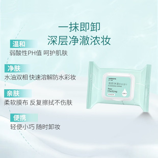 Amino Acid Hyaluronic Acid Oil Control Makeup Remover Wipes Portable Disposable Gentle Cleansing Non-Irritating