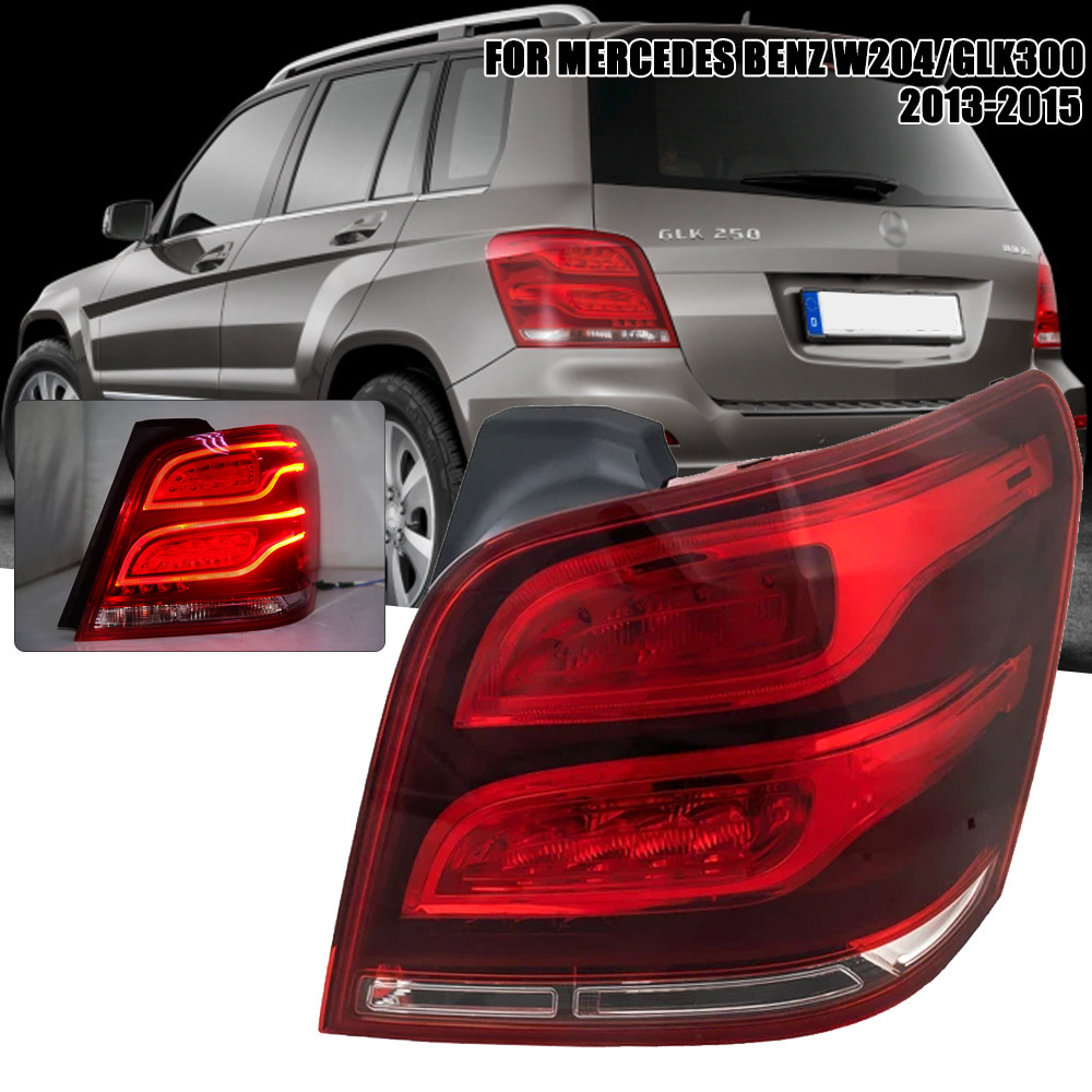 Aplicable a 13 14 15 Benz W204 Mercedes-Benz GLK Asamblea de luz trasera GLK300 luz trasera luz de freno luz trasera