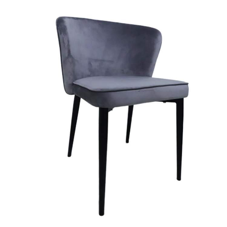 Silla de comedor de terciopelo silla de comedor simple silla de exportación de Amazon silla de mesa de comedor de lujo