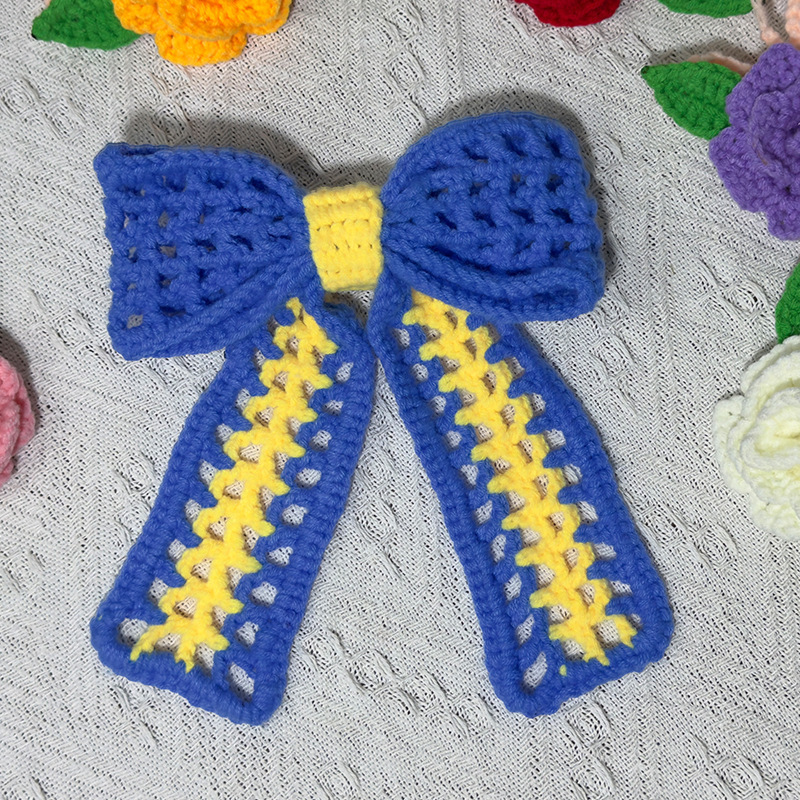 Electric Motorcycle Helmet Decoration Cute Bow Modified Woven Accessories