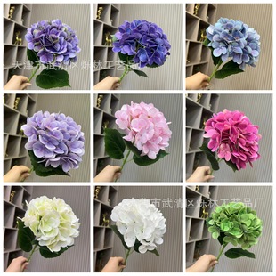 Simulation 3D printing 72 pieces feel moisturizing hydrangea wedding wedding hall layout home decoration factory wholesale