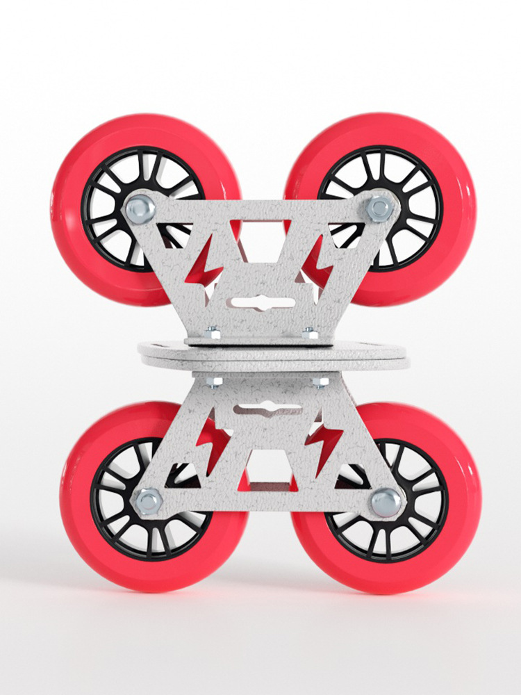 大轮漂移板支架 步凡者 114mm大轴距支架公路专业竞速 铝合金板面