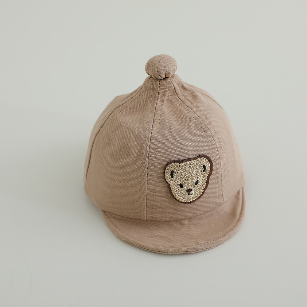 12-30 Sombreros para bebés de primavera y otoño delgados ajustables gorra gorra gor