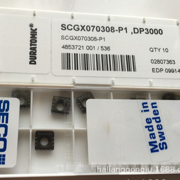数控刀片 瑞典山高刀具SCGX09T308-P1 DP3000全系列山高数控刀片
