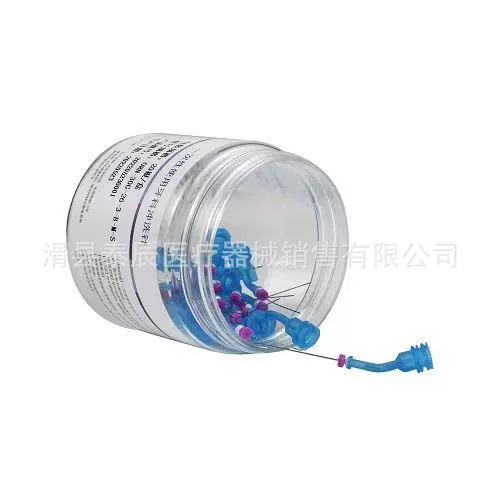 Стоматологическая одноразовая промывка иглы Двусторонняя корневая трубка промывка иглы с двумя отверстиями боковой стороны 30g 22mm 26mm