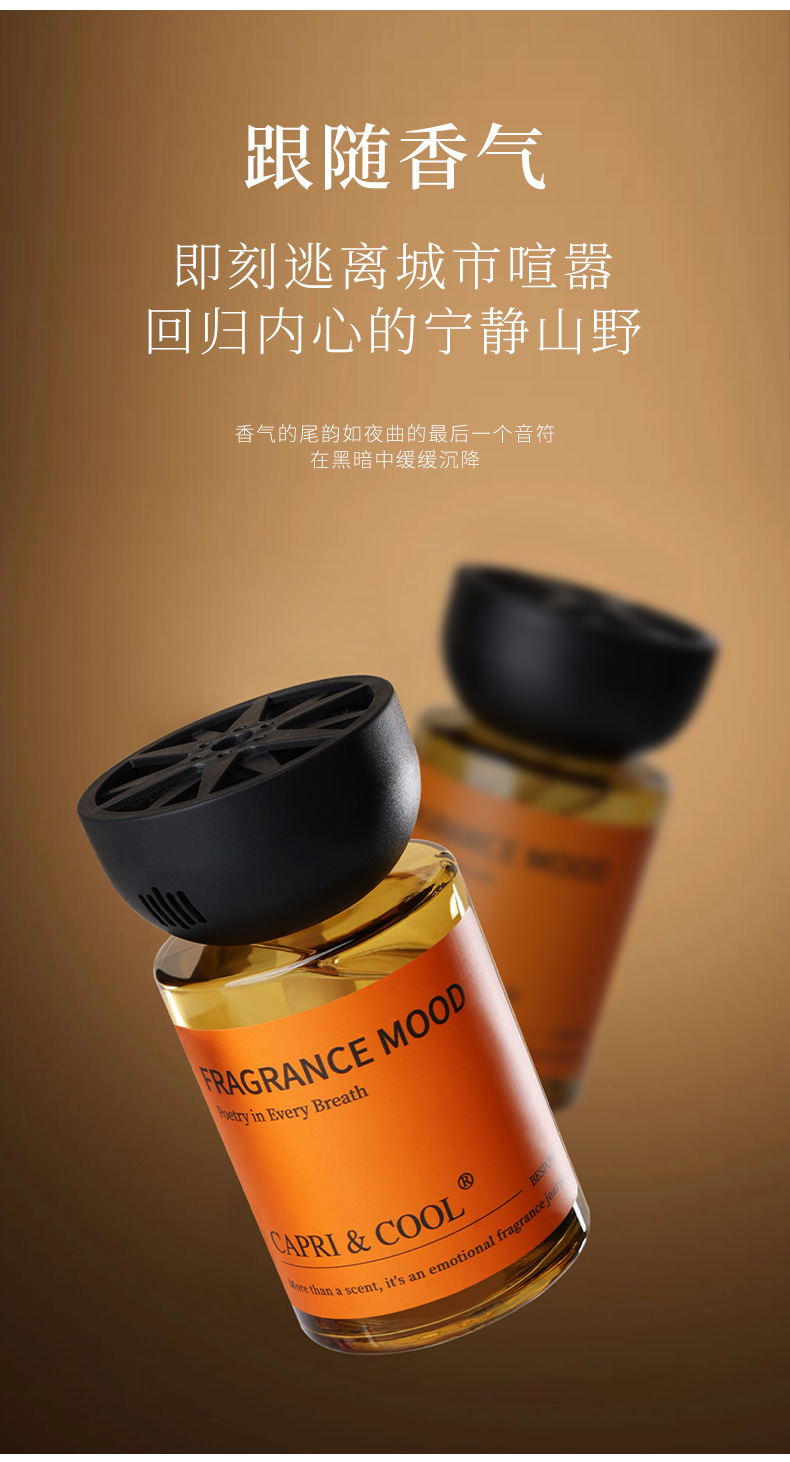 Car Fragrance Diffuser, In-Car Decoration, High-End Car Fragrance, Long-Lasting Premium Car Scent, Odor Removal