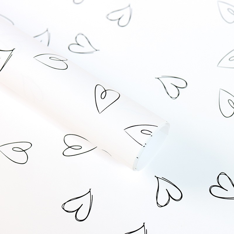 Papel de embalaje de flores Yiwu fábrica al por mayor ramo de rosas papel de embalaje de dos colores Ouya papel dulce papel impermeable