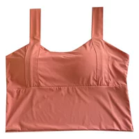 Очень большой размер Ice Silk Beauty Back нижнее белье, женский бюстгальтер, обернутый грудью, спортивный жилет с широким плечевым ремнем для йоги с нагрудной накладкой