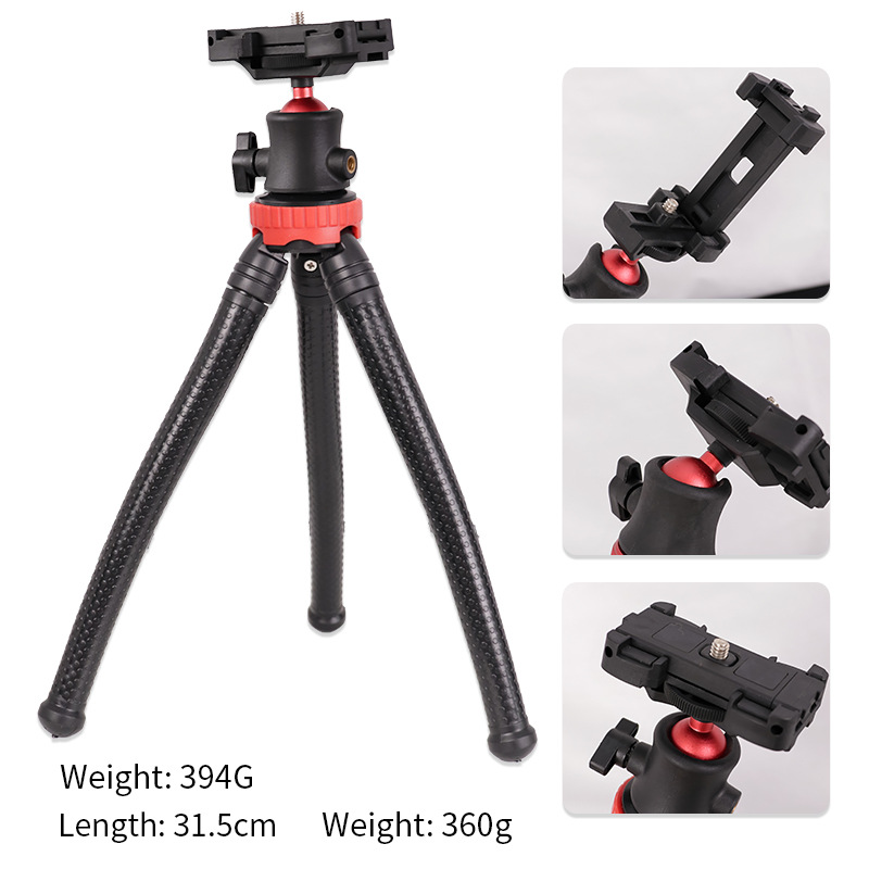 Mini trípode de escritorio Soporte de proyector de escritorio Trípode Soporte de escritorio en vivo para teléfono móvil Soporte de proyector