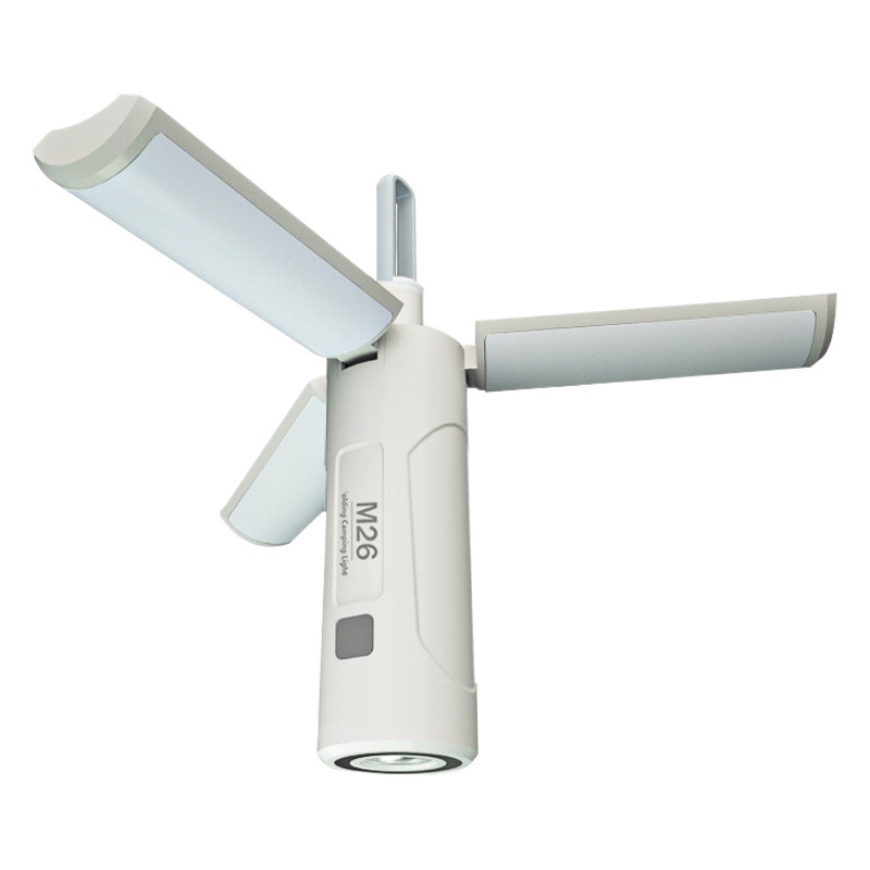 Xinster nueva M26 multi-función de iluminación al aire libre plegable Luz de camping luz de trabajo de succión magnética linterna luz de advertencia