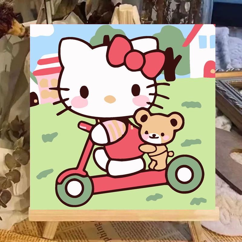 R013 / 20*20cm paint+brush+backing board