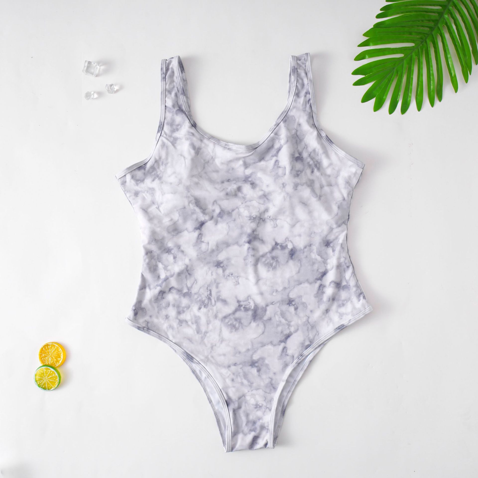 Vacation Tie Dye Polyester One-pieces display picture 4