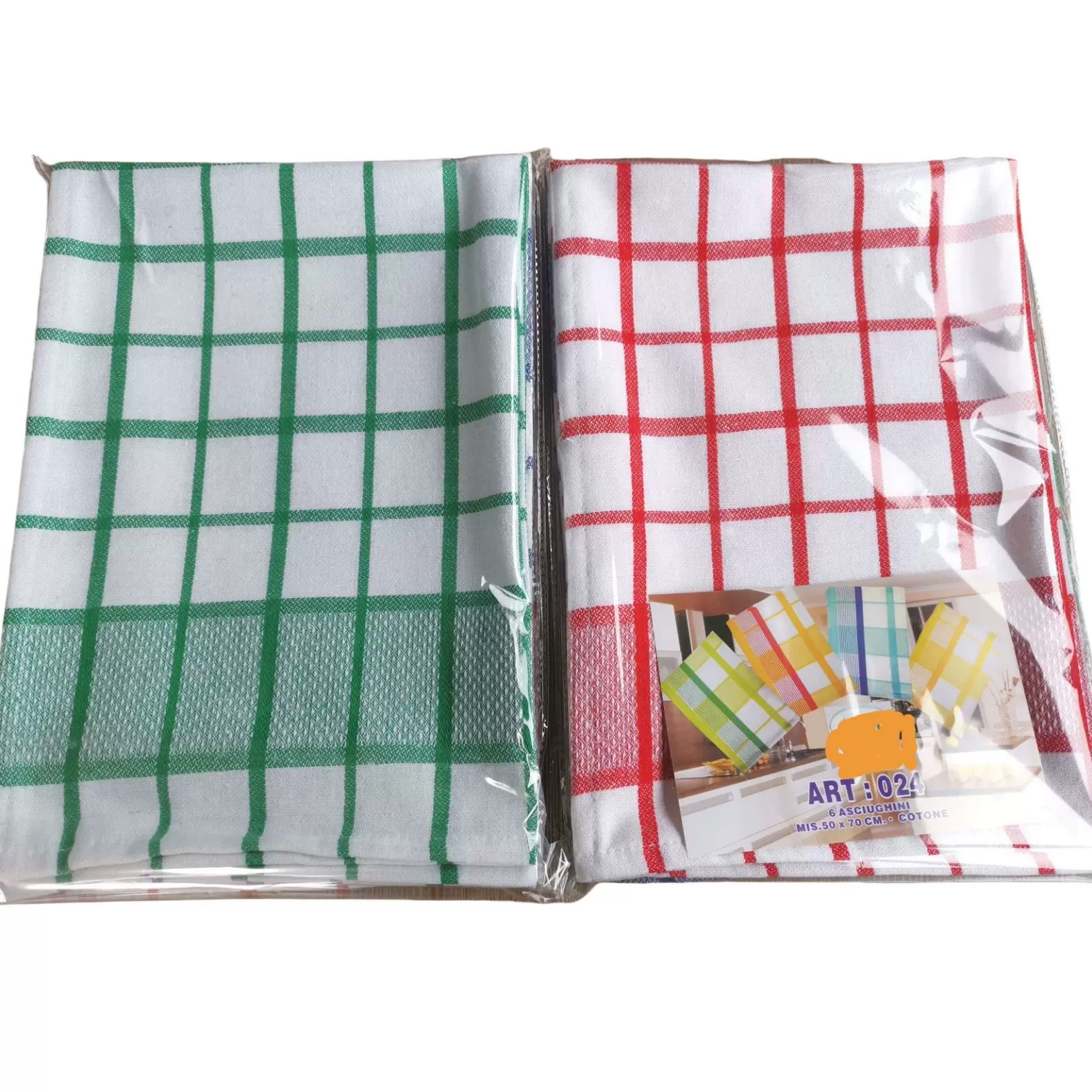 生产厂家48*70cm棉质色织格子茶巾清洁擦碟抹布柔软吸水餐垫厨房