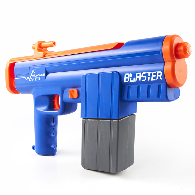 Juguete de pistola de agua eléctrico casual para niños nuevos de verano de alta presión de rango fuerte pistola de agua de largo alcance juguete de lucha de agua