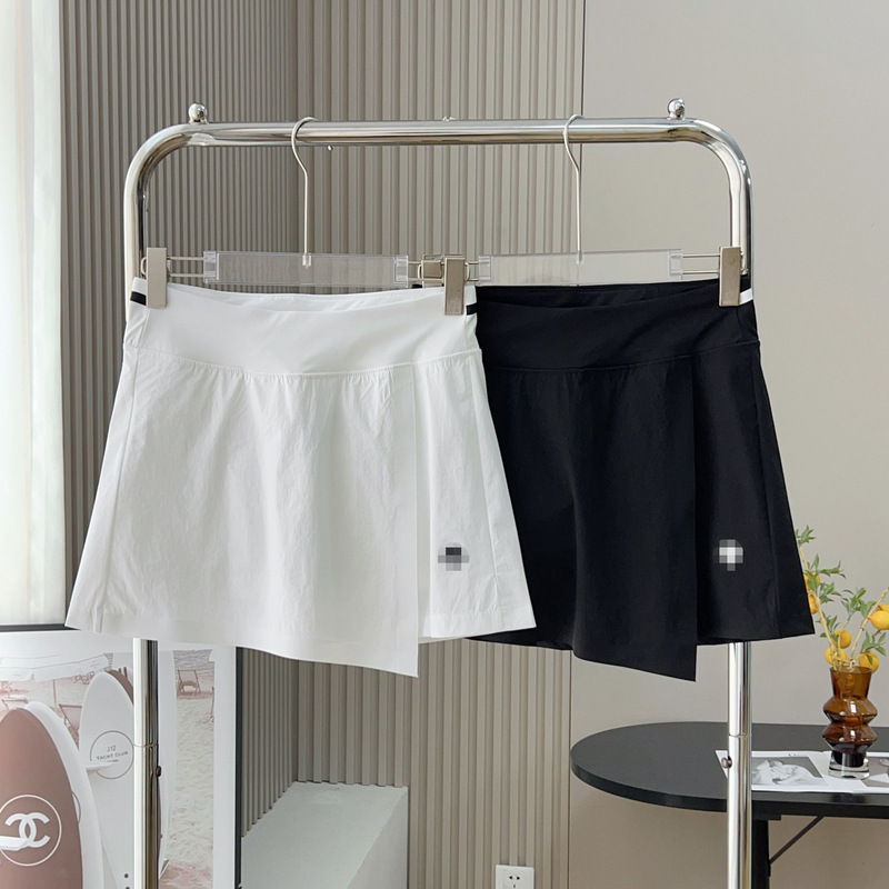 Ds Dijia Summer New Outdoor Sports Casual High-Waisted Slimming Quick-Dry Women's A-Line Short Skirt Anti-Exposure
