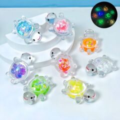 クリエイティブ漫画夜光ミニ亀子供玩具diy装飾品亀部品樹脂小物