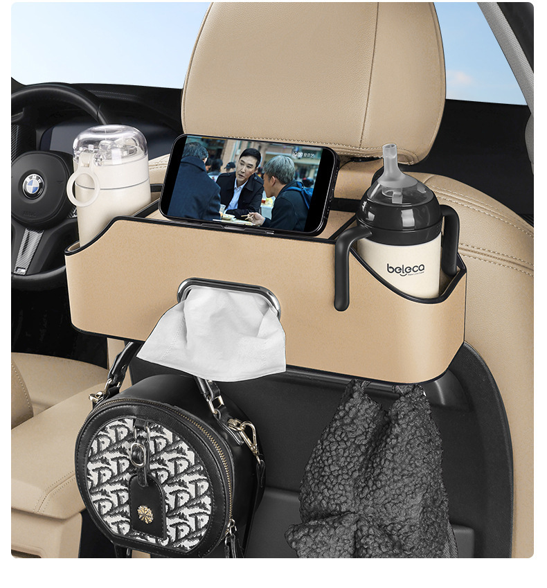 Cross-Border Hot-Selling Multifunctional Seat Back Storage Box Car Storage Box Hanging Bag Car Seat Back Storage Box In-Car
