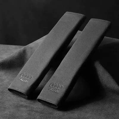 Pads, Car Accessories, Fashionable and | Seat belt shoulder pad - black-audi-2-pieces