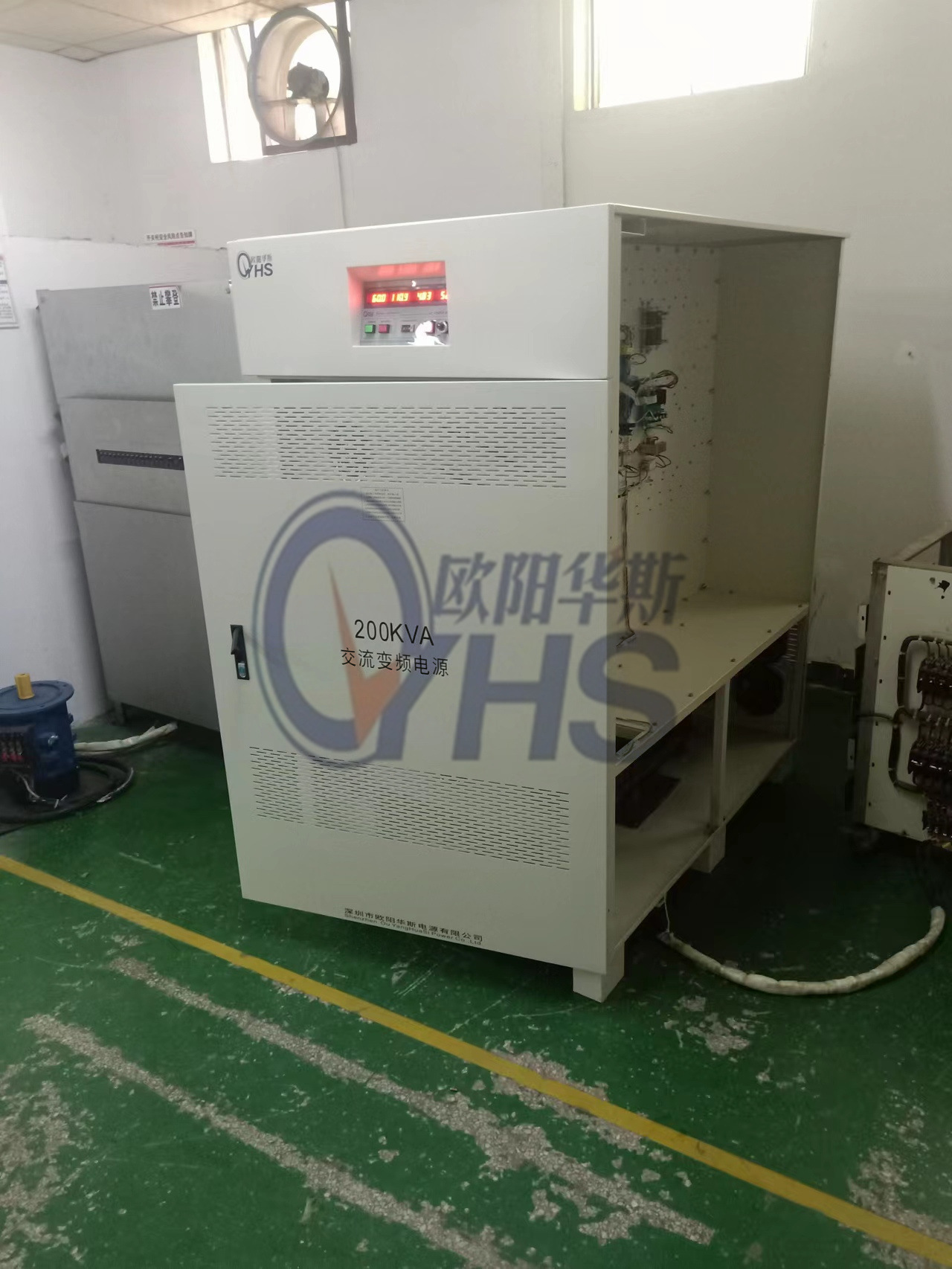 ŷ����˹200KVA��Ƶ��Դ����������Ƶ��50HZ��60HZ�ɵ�